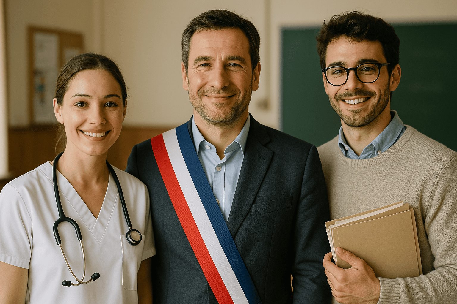 Des professionnels du secteur public